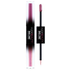 Huda Beauty Matte & Metal Melted Liquid Eyeshadow in Silk Bomber/Bubbleg…
